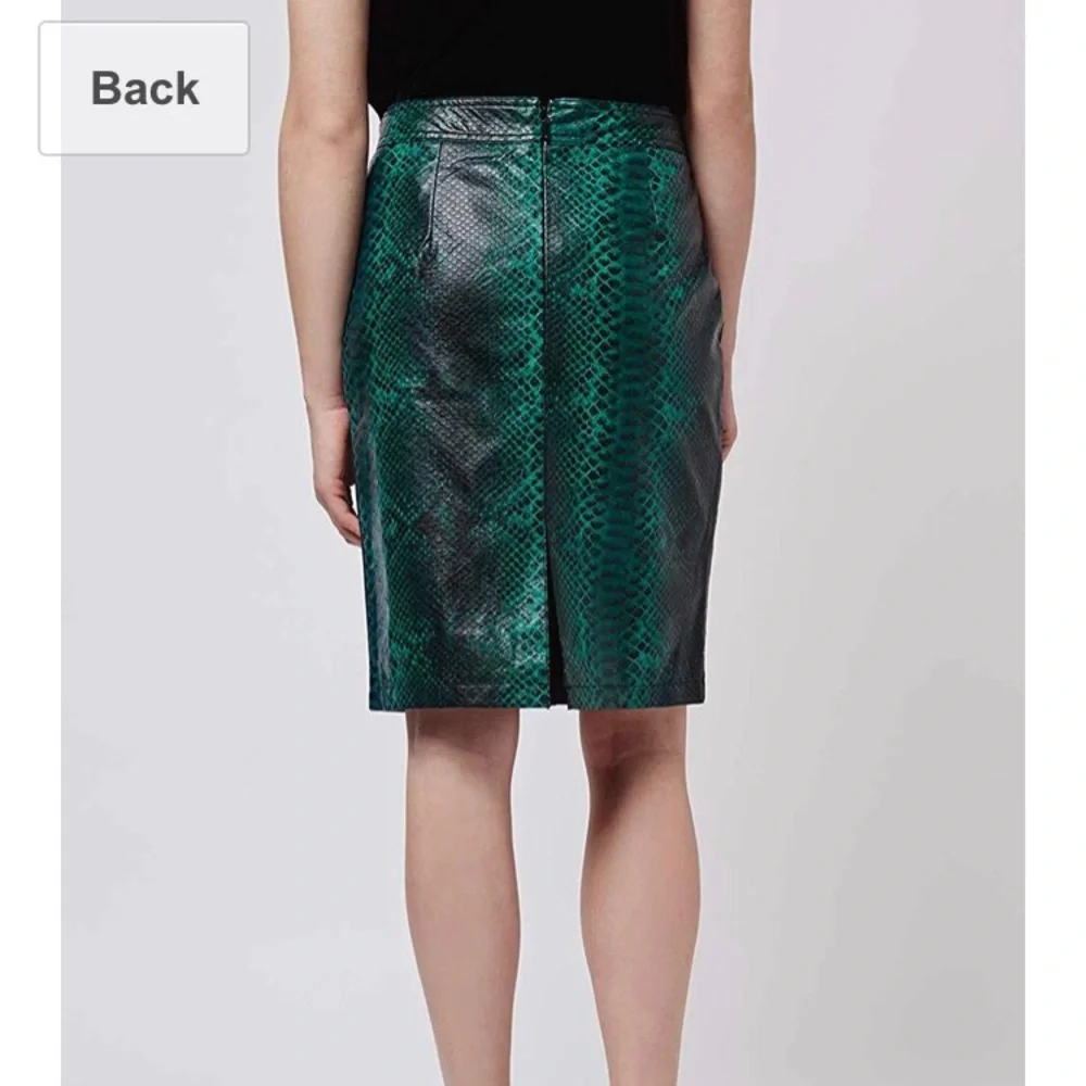 TOPSHOP Faux Python Skirt - Picture 4 of 7